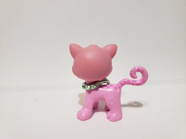 Polly Pocket Sparkling Pets #35 Pink Kitty Cat Pretend Play Animal Figure NOV28N13 WW
