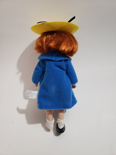 Vintage 90's Madeline Poseable Doll Eden 8” Red Hair Blue Coat Yellow Hat Accessories Mar11N WW