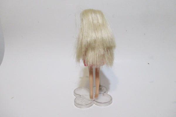 Polly Pocket Doll by Mattel Red Pink Dress WW SEP3A