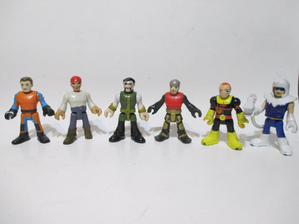 Lot of 6 Fisher-Price DC Imaginext Action Figures AUG19A