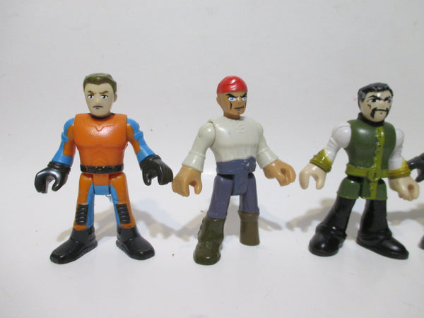 Lot of 6 Fisher-Price DC Imaginext Action Figures AUG19A