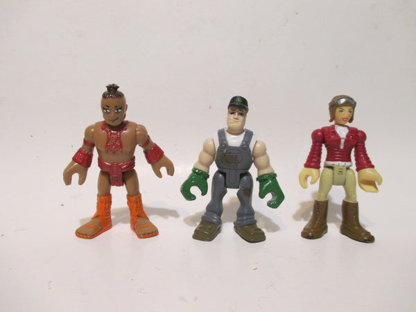 Lot of 3 Fisher-Price Imaginext Action Figures AUG19A