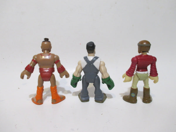 Lot of 3 Fisher-Price Imaginext Action Figures AUG19A