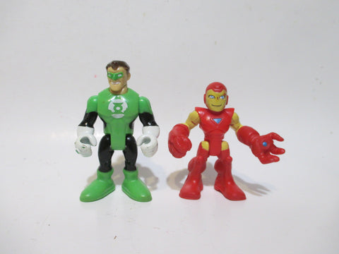 Fisher-Price Marvel Imaginext Green Lantern Iron Man Superhero Figures AUG19A