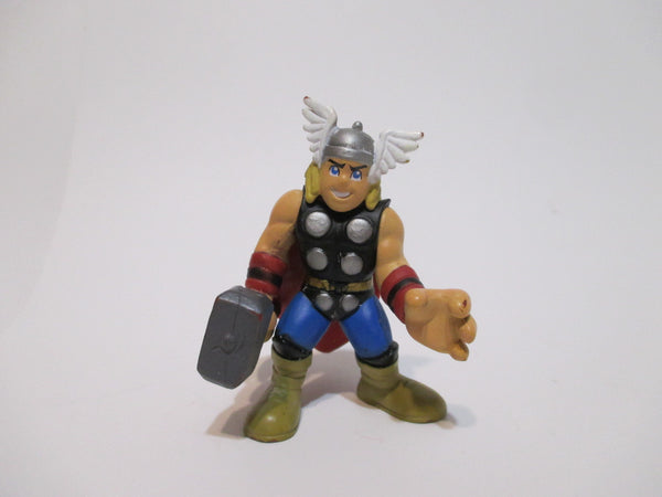 Hasbro Marvel Super Hero Squad Thor Toy Figure 2009 SEE VIDEO WW