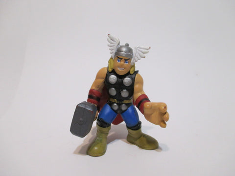 Hasbro Marvel Super Hero Squad Thor Toy Figure 2009 SEE VIDEO WW