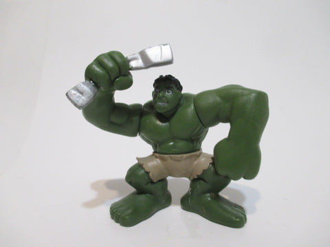 Marvel Super Hero Squad HULK Figure With Tan Shorts And Beam WW