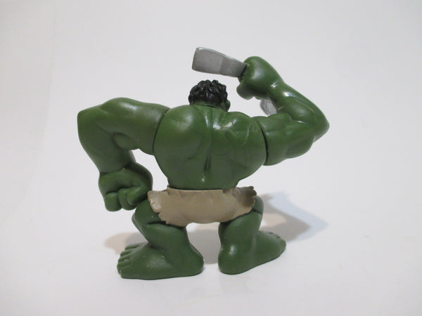 Marvel Super Hero Squad HULK Figure With Tan Shorts And Beam WW