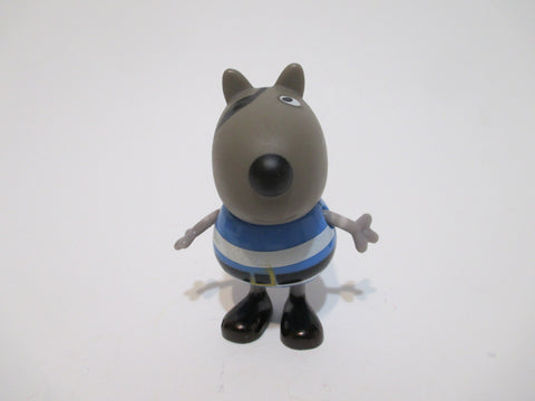 Peppa Pig Replacement Danny Dog Pirate Action Figure VTG Stripe Blue Shirt Belt WW