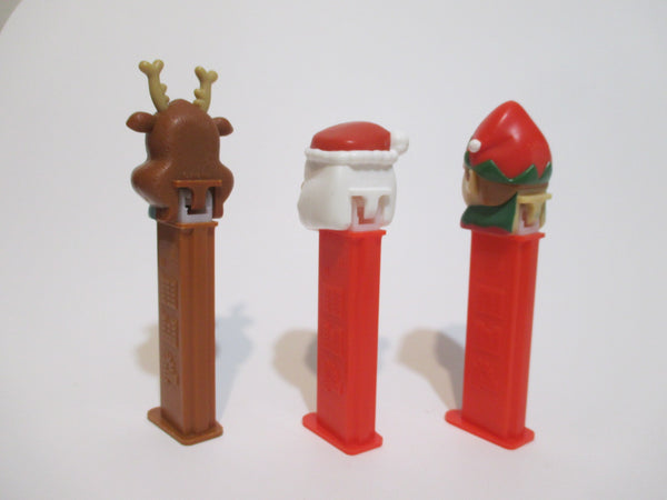 Christmas Pez Candy Dispensers Lot of 3