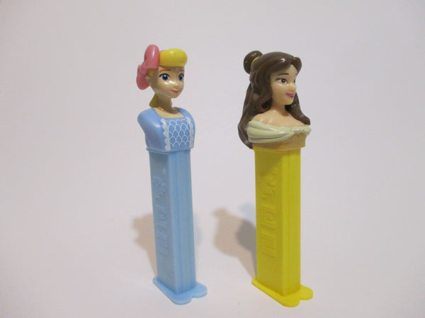 Disney Princesses Pez Dispenser Bo Peep and  Belle Lot of 2