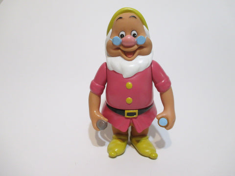Disney SNOW WHITE Doc Dwarf Vinyl Figure Toy WW