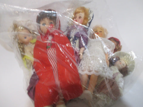 GRAB BAG DEAL ONLY $14.95 Lot of 6 Vintage Dolls SEP06J SEE VIDEO WW