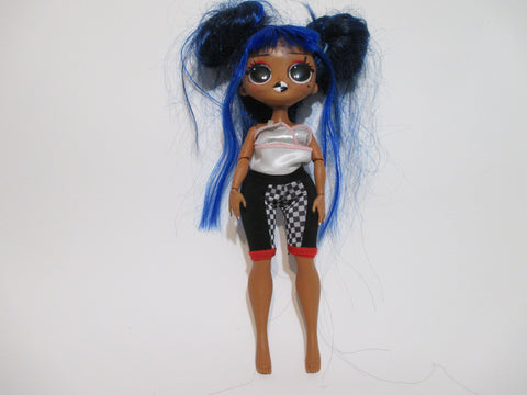 LOL Surprise OMG Downtown B.B. Girl W/ Blue & Black Hair Doll Figure OCT25NP7 WW
