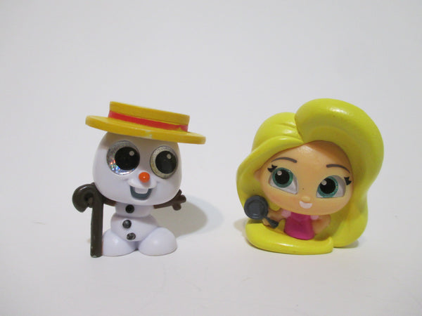 Lot of 2 Disney Doorables Olaf & Rapunzel Figures OCT25NP7 WW