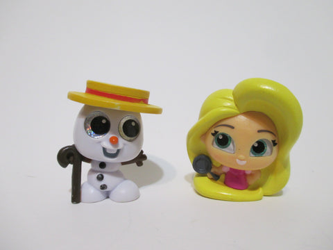 Lot of 2 Disney Doorables Olaf & Rapunzel Figures OCT25NP7 WW