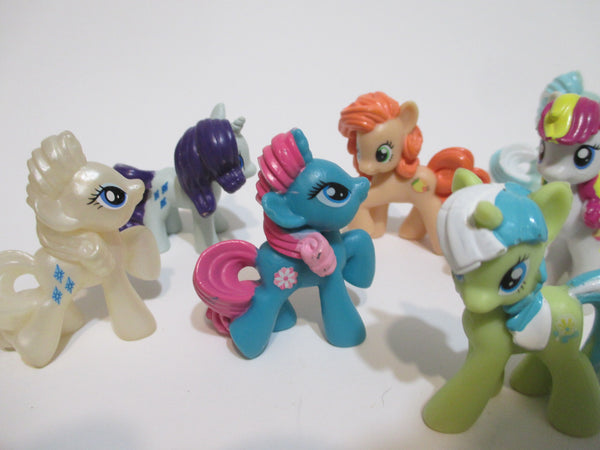 My Little Pony Lot of 10 Mix Colors Rainbow Ponies OCT25NP7 WW