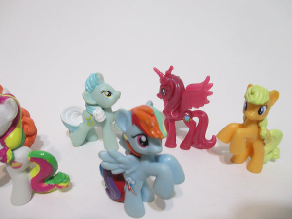 My Little Pony Lot of 10 Mix Colors Rainbow Ponies OCT25NP7 WW