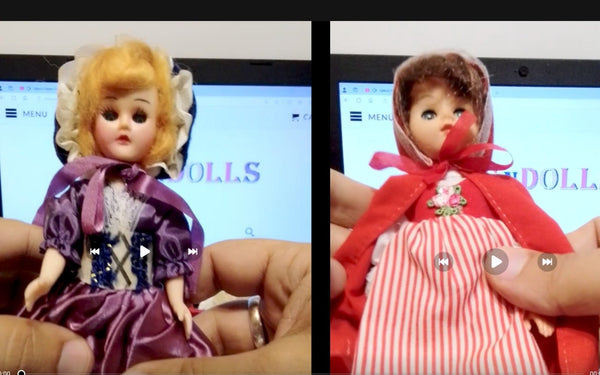 GRAB BAG DEAL ONLY $14.95 Lot of 6 Vintage Dolls SEP06J SEE VIDEO WW
