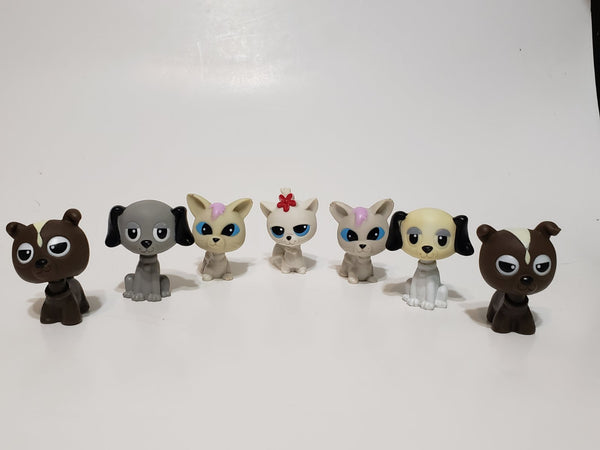 Mannix Bobblehead Lot of 7 Dog Cat Pets Toy Figures Jul22n WW