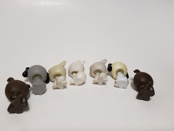 Mannix Bobblehead Lot of 7 Dog Cat Pets Toy Figures Jul22n WW