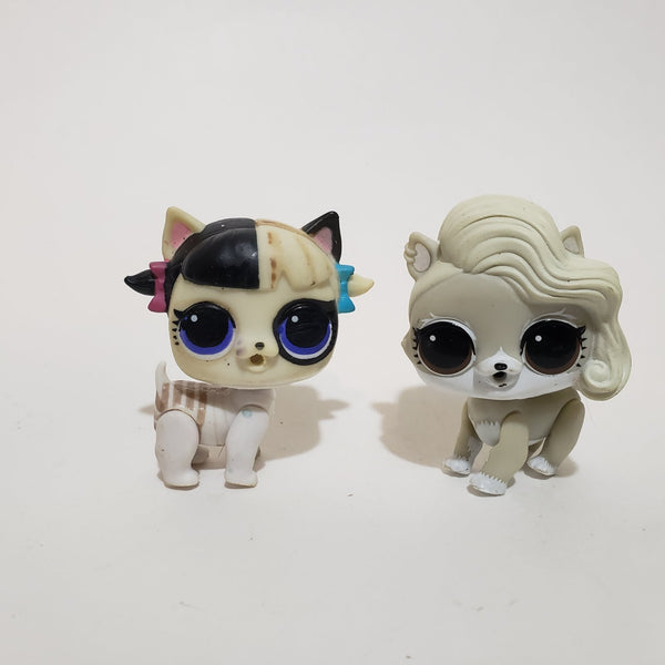 Lot of 2 LOL Surprise Dolls Pet Animal Toy Figure Aug26ni  WW