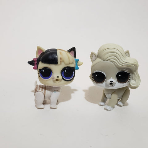 Lot of 2 LOL Surprise Dolls Pet Animal Toy Figure Aug26ni  WW