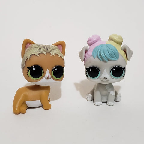Lot of 2 LOL Surprise Pets Toy Doll Figures Aug26ni  WW
