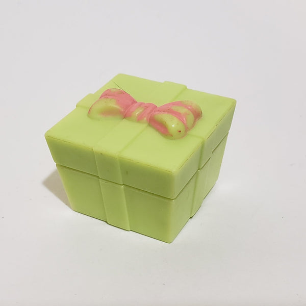 Littlest Pet Shop Yellow Green Gift Bow Accessory LPS Minor Wear Aug26ni WW