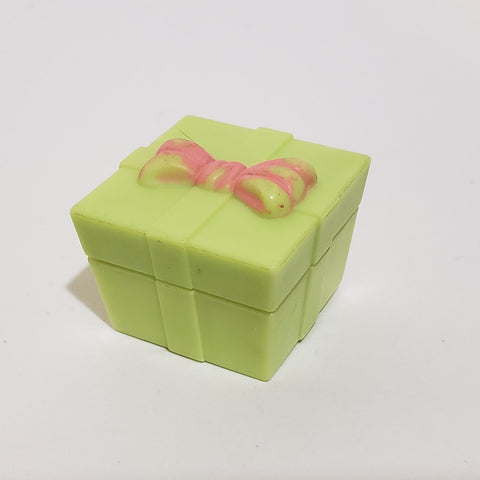 Littlest Pet Shop Yellow Green Gift Bow Accessory LPS Minor Wear Aug26ni WW