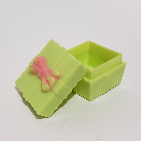 Littlest Pet Shop Yellow Green Gift Bow Accessory LPS Minor Wear Aug26ni WW